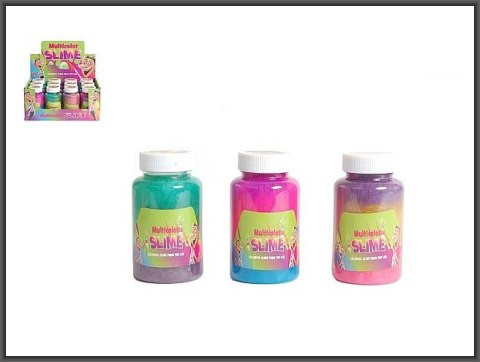 Masa żelowa 250 g w butelce Slime 3 kolory HIPO 620628