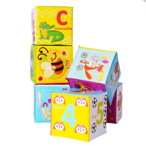 Miękkie klocuszki 6 szt. BAM BAM 432485