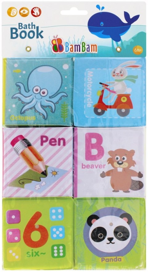 Miękkie klocuszki 6 szt. BAM BAM 432485