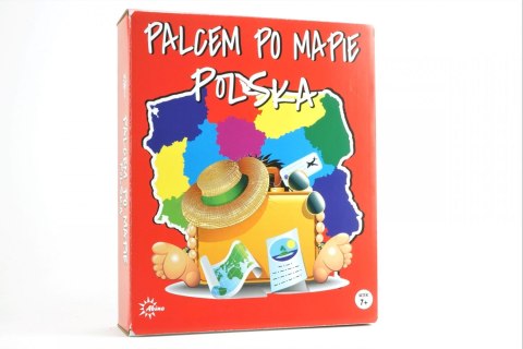 Palcem po Mapie Polska Geograficzna gra edukacyjna ABINO