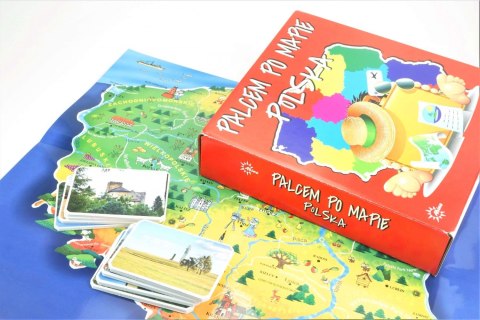 Palcem po Mapie Polska Geograficzna gra edukacyjna ABINO