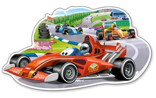 Puzzle 12 Maxi podłogowe, konturowe Racing Bolide CASTORLAND B-120208