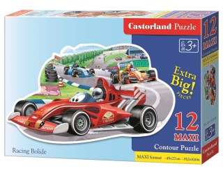 Puzzle 12 Maxi podłogowe, konturowe Racing Bolide CASTORLAND B-120208