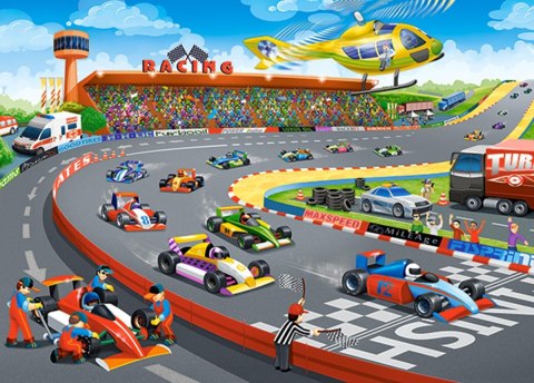 Puzzle 120 elementów Formula Racing CASTORLAND B-13470
