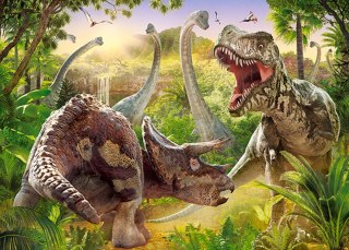Puzzle 180 elementów Dinosaur Battle CASTORLAND B-018413