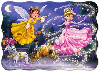 Puzzle 30 elementów, konturowe Cinderella CASTORLAND B-03747