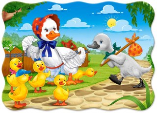 Puzzle 30 elementów, konturowe The Ugly Duckling CASTORLAND B-03723