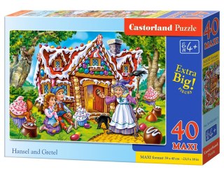 Puzzle 40 Maxi podłogowe Hansel and Gretel CASTORLAND B-040285