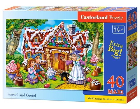 Puzzle 40 Maxi podłogowe Hansel and Gretel CASTORLAND B-040285