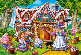 Puzzle 40 Maxi podłogowe Hansel and Gretel CASTORLAND B-040285