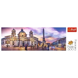 Puzzle 500 elementów Piazza Navona Rzym TREFL 29501