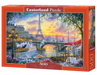 Puzzle 500 elementów Tea Time in Paris CASTORLAND B-53018
