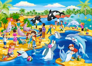 Puzzle 60 elementów Dolphinarium CASTORLAND B-066148