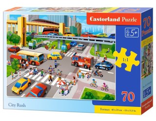Puzzle 70 elementów City Rush CASTORLAND B-070039