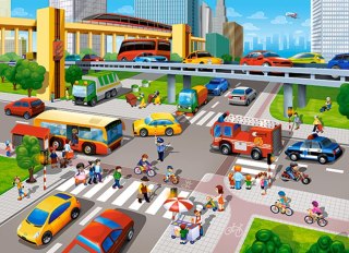 Puzzle 70 elementów City Rush CASTORLAND B-070039