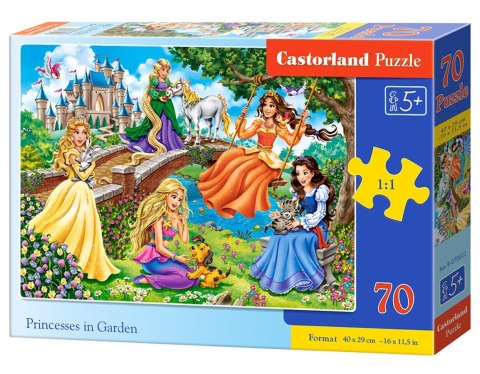-Puzzle 70 elementów Princesses in Garden CASTORLAND B-070022