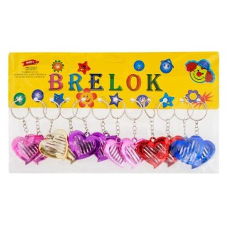 Brelok Serce 4cm 12 sztuk MIDEX 1142K
