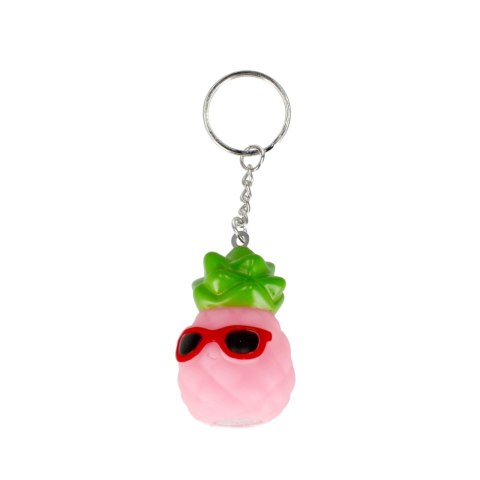 Brelok gumowy Ananas świecący 6CM MEGA CREATIVE 454151