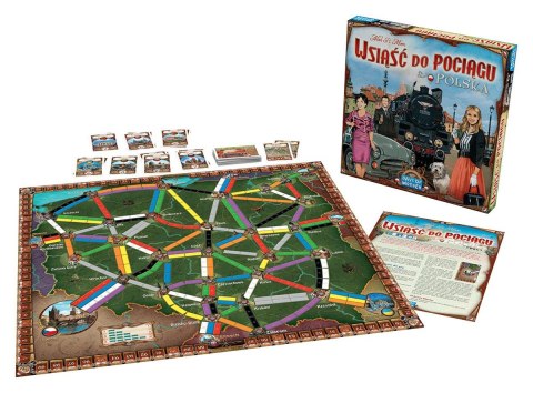 Gra Wsiąść do Pociągu: Kolekcja Map 6.5 - Polska