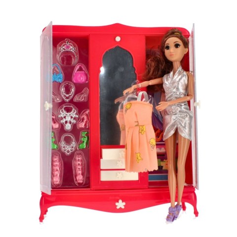 Lalka 31cm plus szafa plus akcesoria MEGA CREATIVE 459475