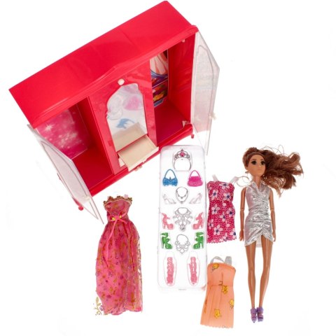 Lalka 31cm plus szafa plus akcesoria MEGA CREATIVE 459475