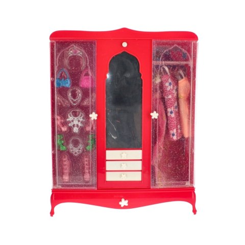 Lalka 31cm plus szafa plus akcesoria MEGA CREATIVE 459475