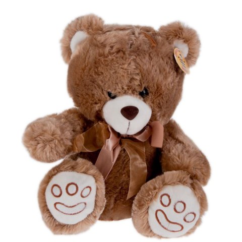 Pluszak Miś 35cm siedzący z kokardą DEEF 03440