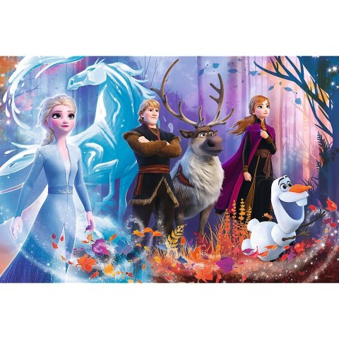 Puzzle 100 elementów Magia Krainy Lodu TREFL 16366