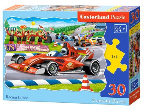 Puzzle 30 elementów, konturowe Racing Bolide CASTORLAND B-03761