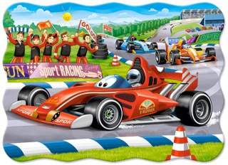 Puzzle 30 elementów, konturowe Racing Bolide CASTORLAND B-03761
