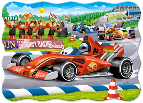 Puzzle 30 elementów, konturowe Racing Bolide CASTORLAND B-03761
