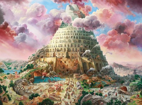 Puzzle 3000 elementów CASTORLAND C-300563 Tower of Babel