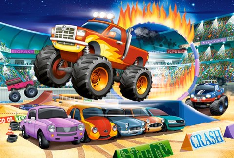 Puzzle 40 Maxi podłogowe Jumping Monster Truck CASTORLAND B-040308