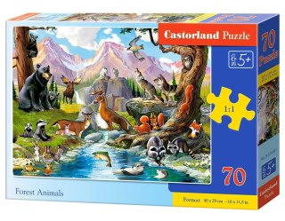 Puzzle 70 elementów Forest Animals CASTORLAND B-070091