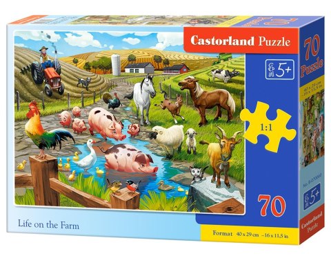 Puzzle 70 elementów Life on the Farm CASTORLAND B-070060