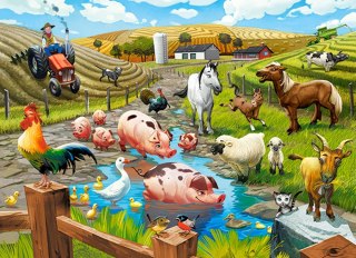 Puzzle 70 elementów Life on the Farm CASTORLAND B-070060