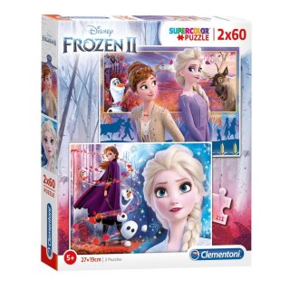 Puzzle Clementoni 2x60 elementów Frozen 2 21609