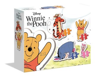Puzzle Clementoni Moje Pierwsze 3,6,9,12 elementów Winnie 20820