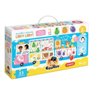 Puzzle z dziurką 23 elementy Lody 2 CZUCZU 69564