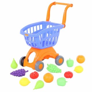 Wózek supermarket z akcesoriami 12 elementów Wader POLESIE 71392