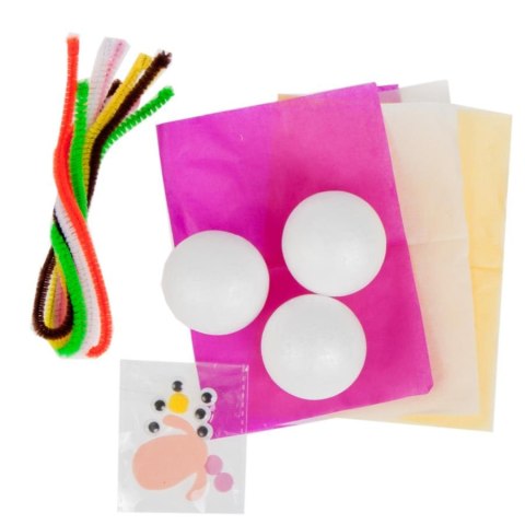 Zestaw kreatywny Zwierzątka styropianowe CRAFT WITH FUN 445964