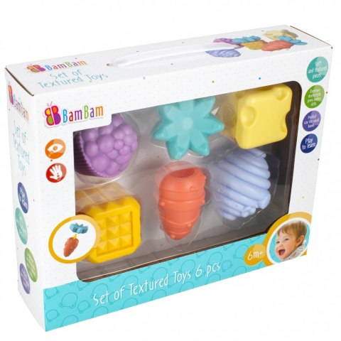 Zestaw zabaw sensorycznych 6 szt. BAM BAM 454198