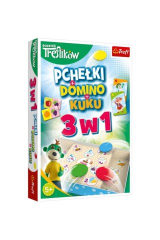 Gra Pchełki Domino Kuku 3w1 Trefliki TREFL 01921