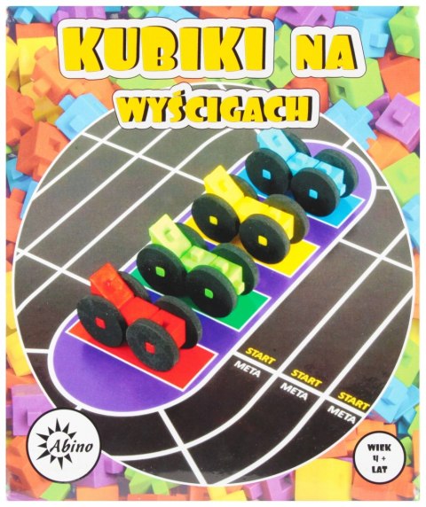 Klocki konstrukcyjne Kubiki na wyścigach ABINO