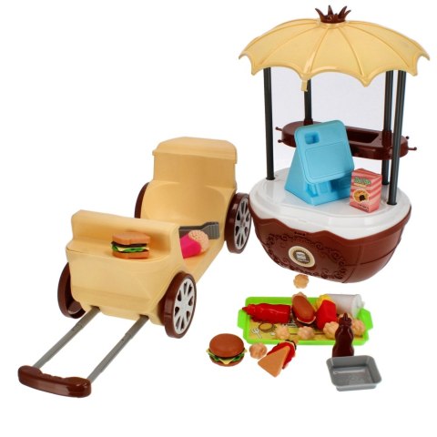 Kuchnia z akcesoriami walizka Fast-Food MEGA CREATIVE 460141