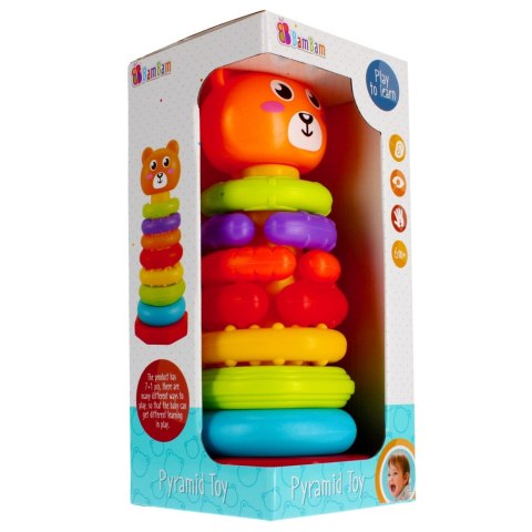Piramidka Miś mix wzorów BAM BAM 466614