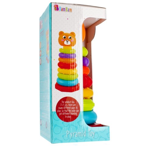 Piramidka Miś mix wzorów BAM BAM 466614