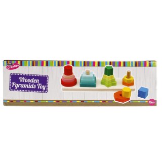 Piramidka drewniana Wooden MEGA CREATIVE 459786