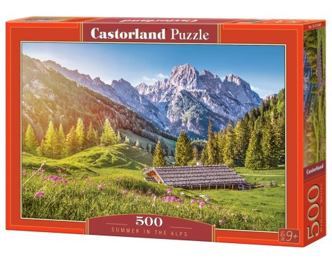 Puzzle 500 elementów Summer in The Alps Pud CASTORLAND B-53360