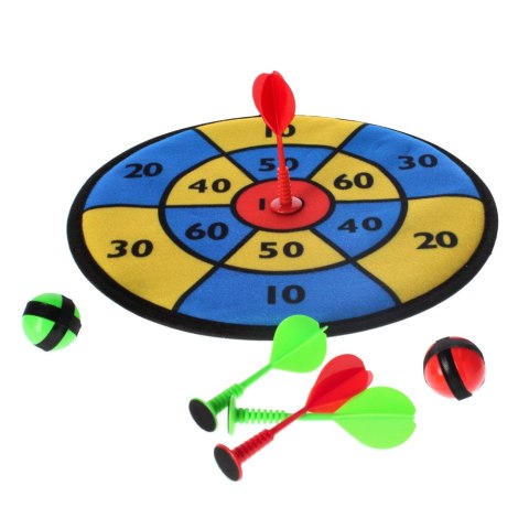 Tarcza z piłeczkami/rzutkami na rzep MEGA CREATIVE 462724